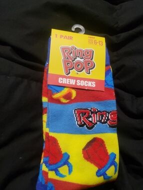 🤯3/$12 Ring Pop Candy Crew Socks New Unisex